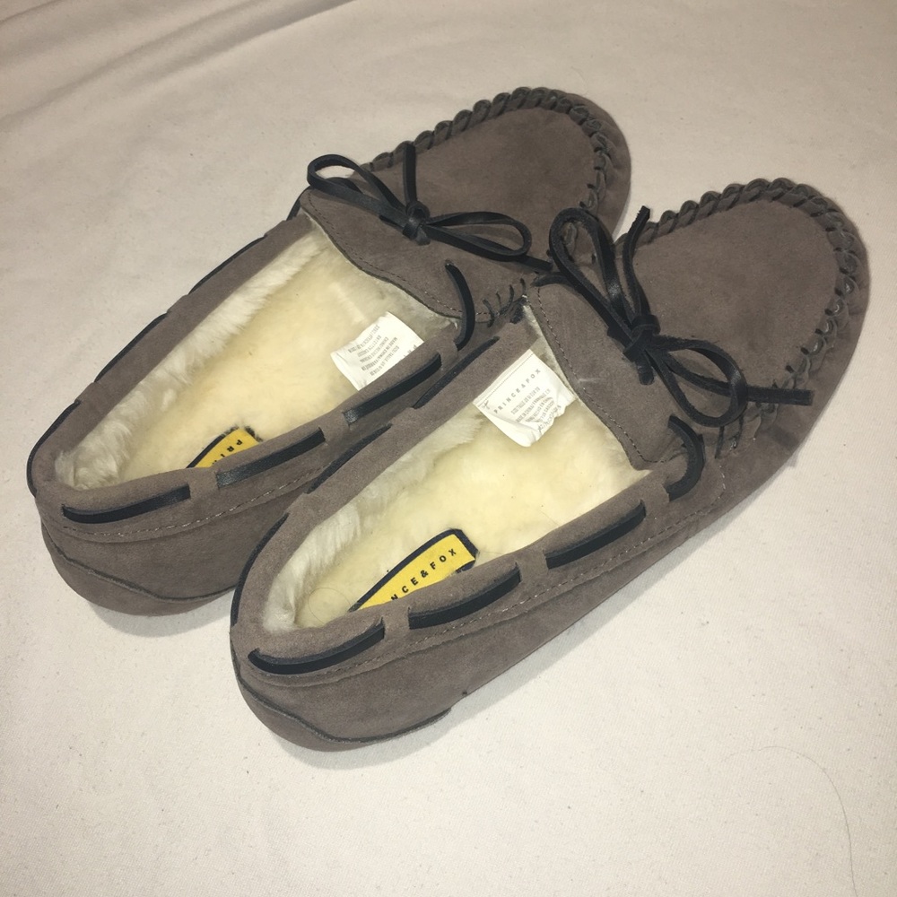 NEW Grey Moccasins